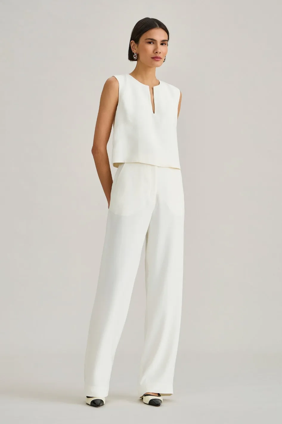 Blusa de Alfaiataria Off Alana