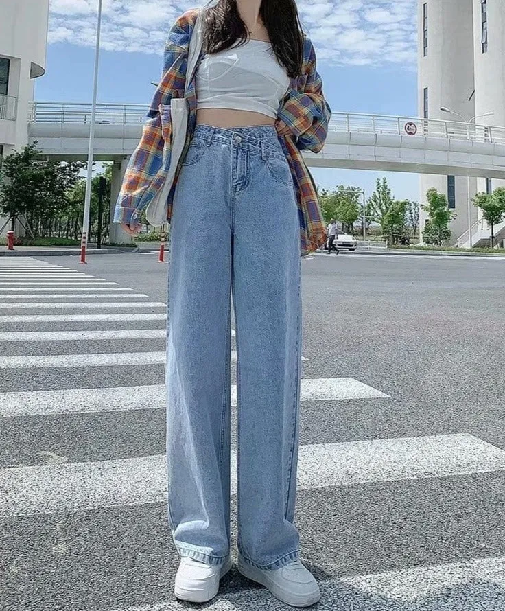 High Waisted Harajuku Boyfriend Jeans
