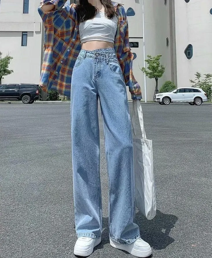 High Waisted Harajuku Boyfriend Jeans