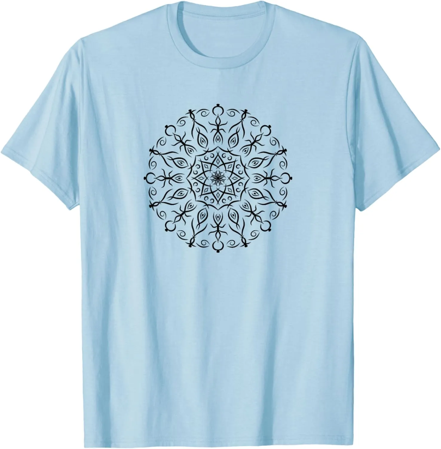 Mandala and Geometric Inspired Pattern T-Shirt