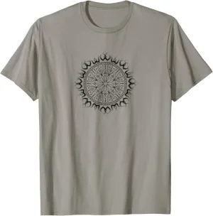 Mandala and Geometric Inspired Pattern T-Shirt