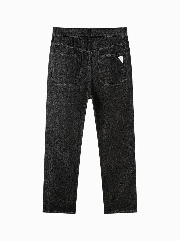 Men's brown straight pants