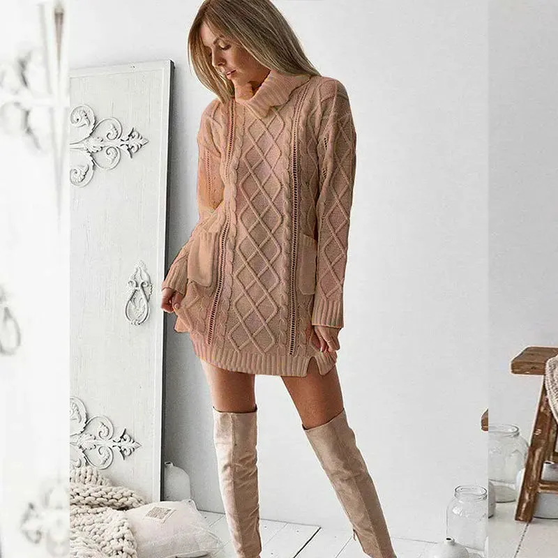 Twist retro Knitted sweater
