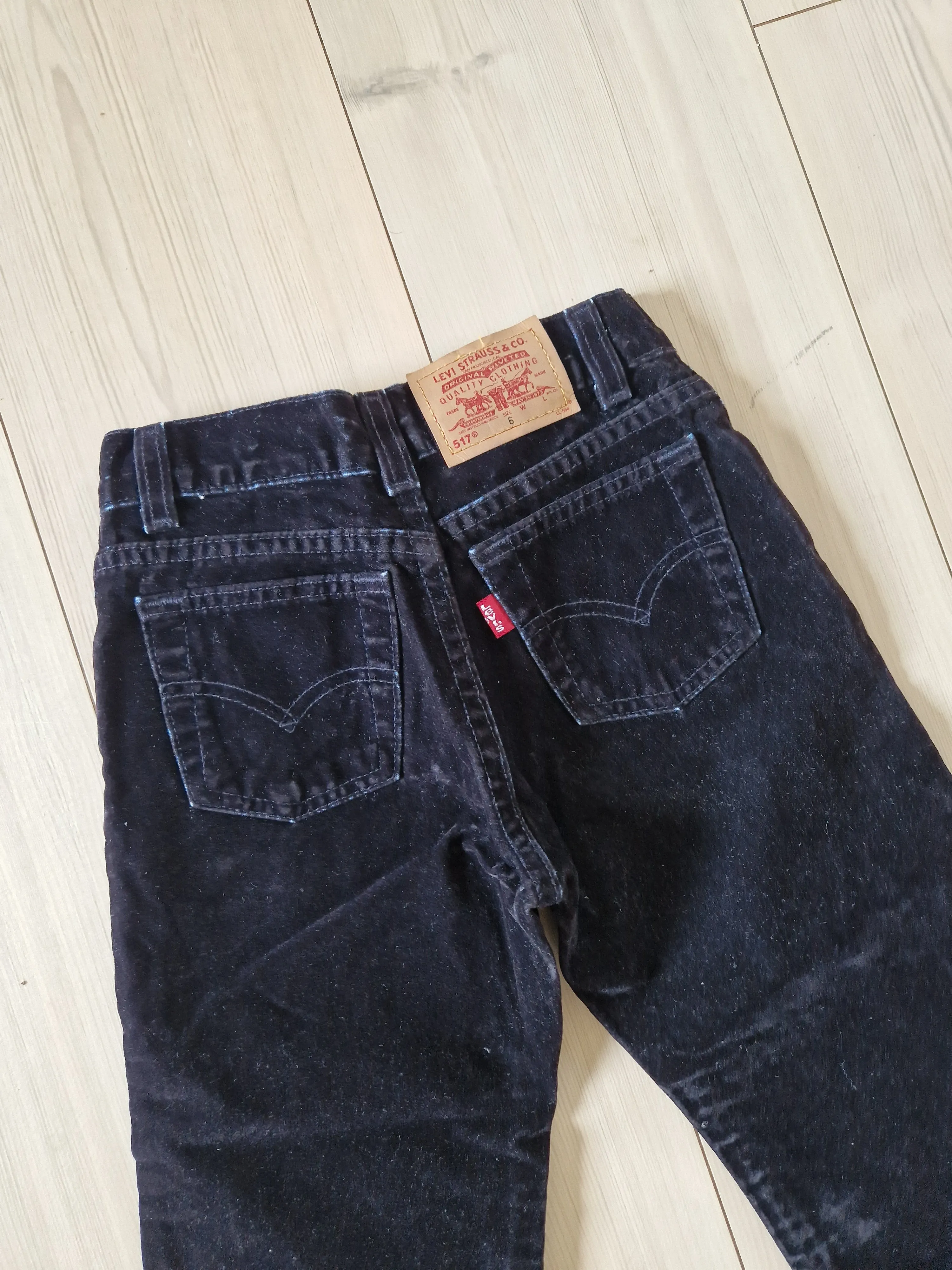 Vintage Levi's velourjeans 5 år